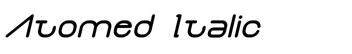 Atomed Italic